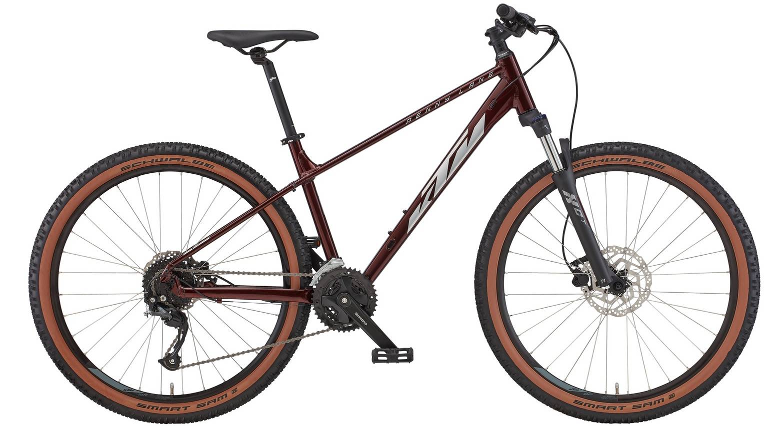 Фотография Велосипед KTM PENNY LANE 271 27.5", размер S рама 38см (2022) Красный